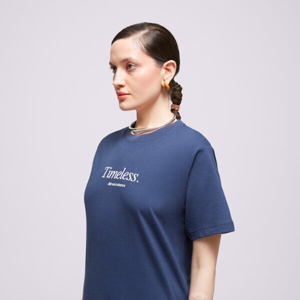 Koszulka damska NEW BALANCE T-SHIRT ATHLETICS ICONO-GRAPHIC wt31551nny kolor granatowy