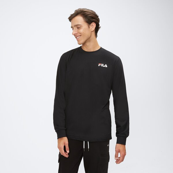 Koszulka męska FILA T-SHIRT TERRY LS fw23spm044000 kolor czarny