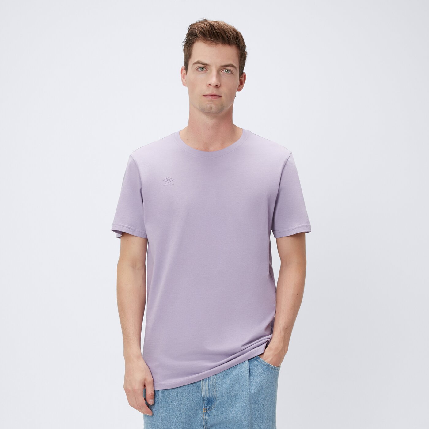 Koszulka męska UMBRO T-SHIRT MARLON ul125tsm90006 kolor fioletowy