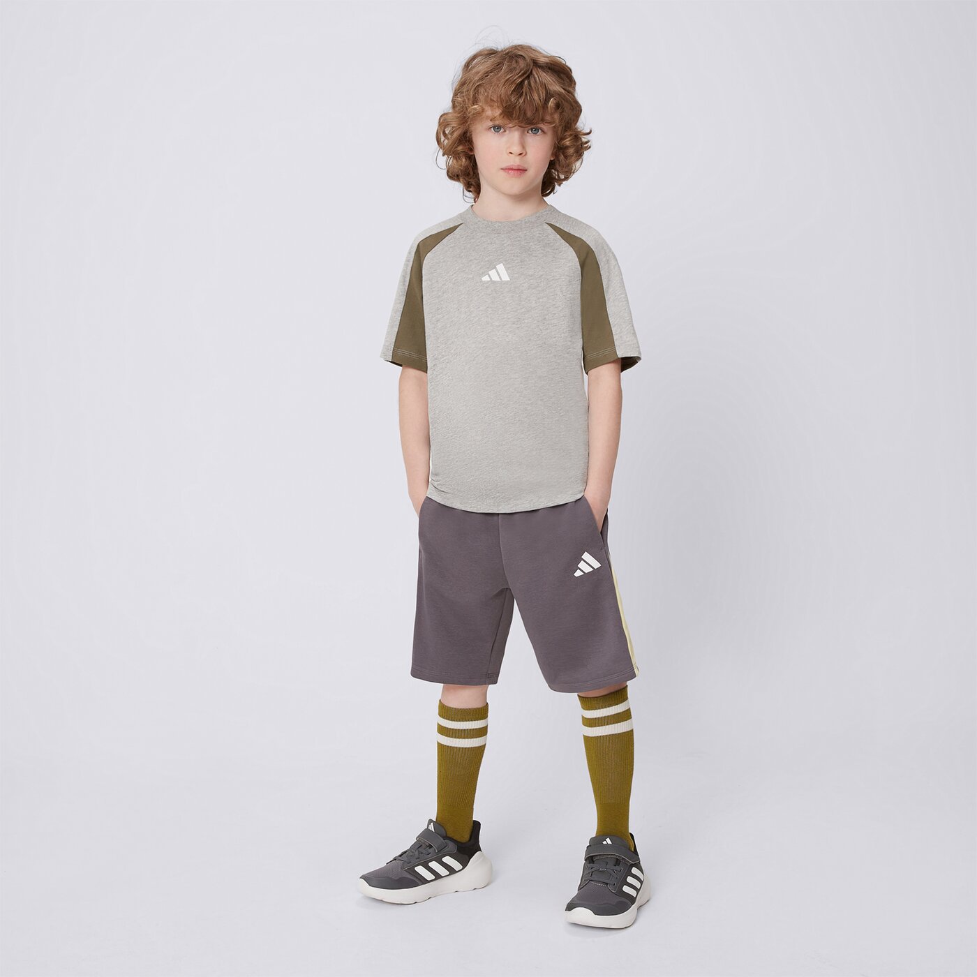 Koszulka dziecięca ADIDAS T-SHIRT J CB T jd0059 kolor zielony