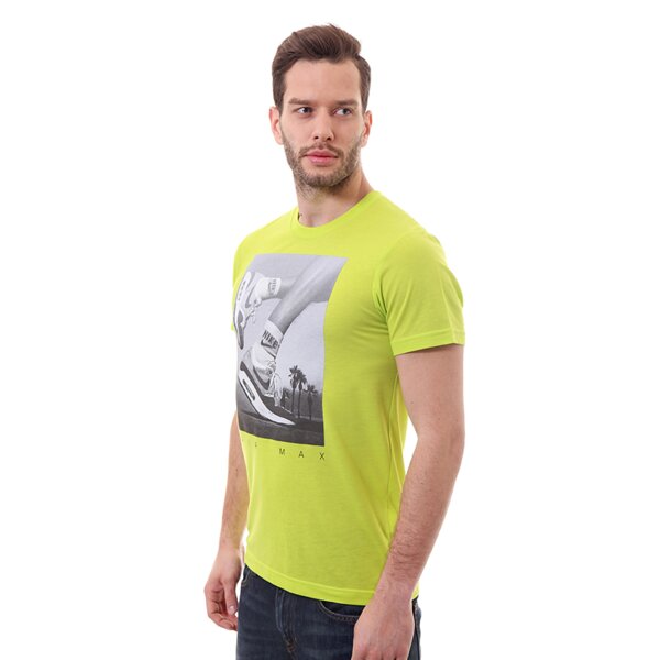 Koszulka męska NIKE T-SHIRT TEE-RU AIR MAX PHOTO 613099303 kolor zielony