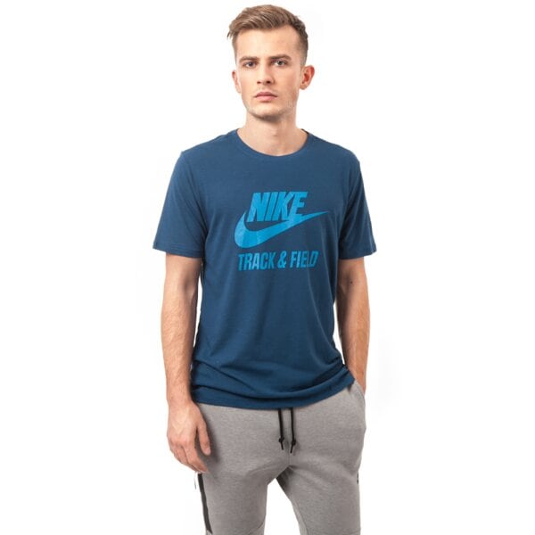 Koszulka męska NIKE T-SHIRT TEE-RU NTF BRAND 679647496 kolor niebieski