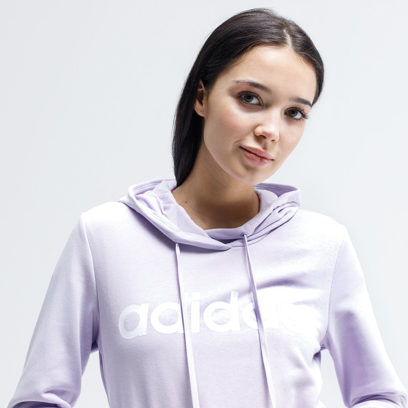 Bluza damska ADIDAS BLUZA Z KAPTUREM W E LIN OH HD fm6438 kolor fioletowy