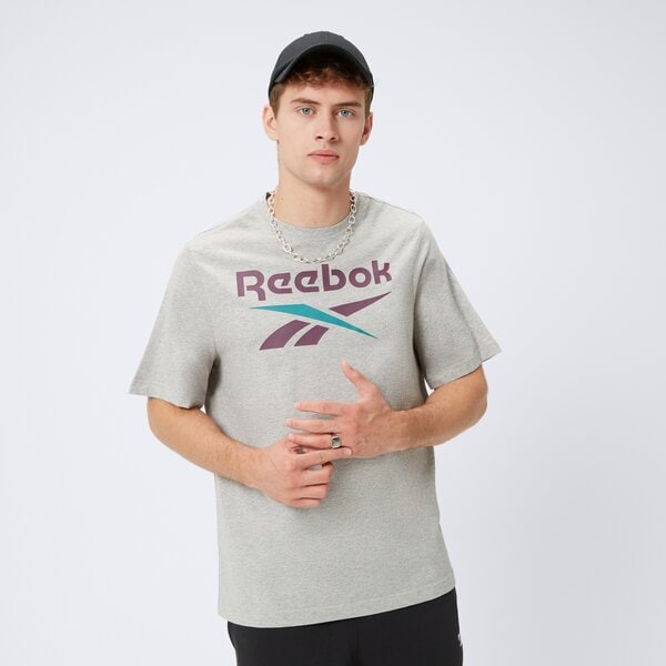 Koszulka męska REEBOK T-SHIRT IDENTITY BIG LOGO 100206031 kolor szary