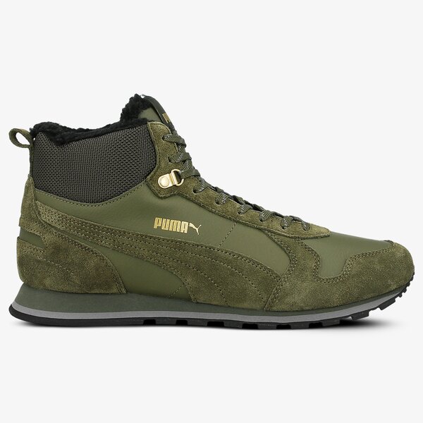 Buty sportowe męskie PUMA ST RUNNER MID FUR 36510202 kolor zielony