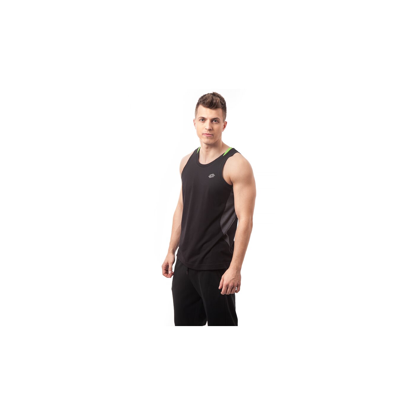 Tank top męski LOTTO TANK OWEX r3946 kolor czarny