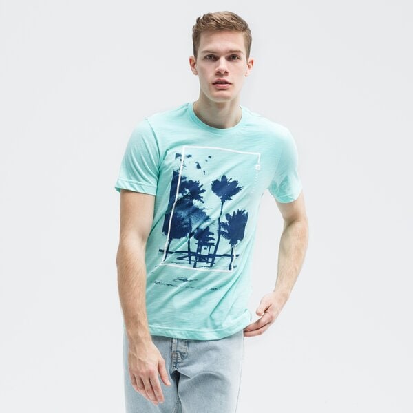 Koszulka męska LOTTO T-SHIRT BEACH PALM PL 213464-1cz kolor niebieski