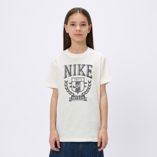Koszulka dziecięca NIKE T-SHIRT G NSW TREND BF GIRL fz4724-133 kolor beżowy