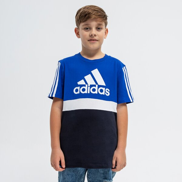 Koszulka dziecięca ADIDAS T-SHIRT SS B CB T BOY ha6317 kolor granatowy