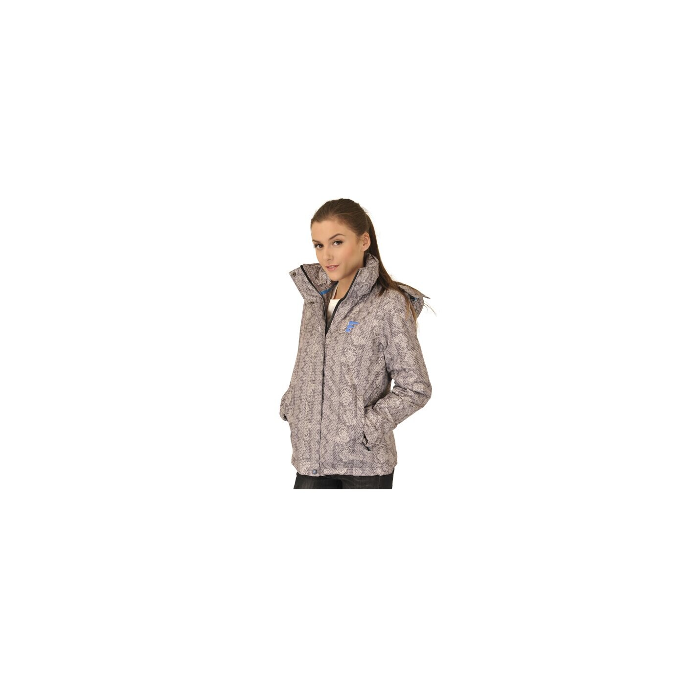 Kurtka zimowa damska FEEWEAR KURTKA HARGITA fw31kud01008 kolor beżowy