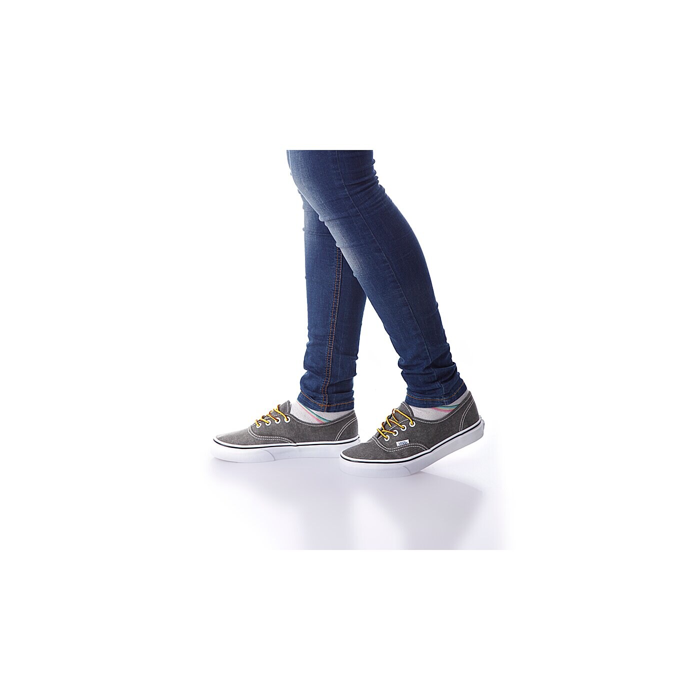 Buty sportowe damskie VANS AUTHENTIC  vscq7xvw kolor szary