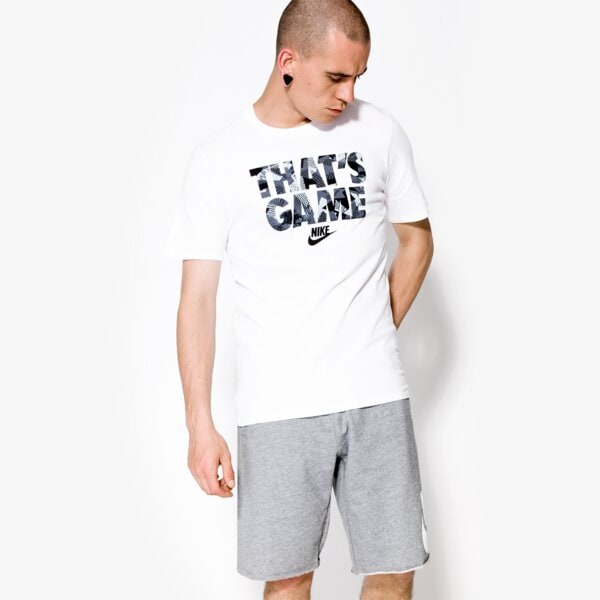 Koszulka męska NIKE T-SHIRT SS M NSW 834717100 kolor biały