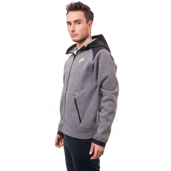 Bluza męska NIKE BLUZA HYBRID FZ HOODY 614486091 kolor szary