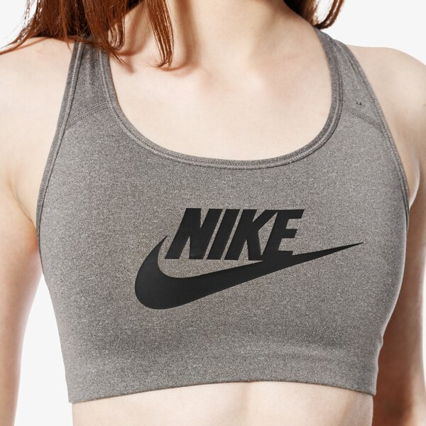 Top damski NIKE BRA SWOOSH FUTURA 899370-091 kolor szary