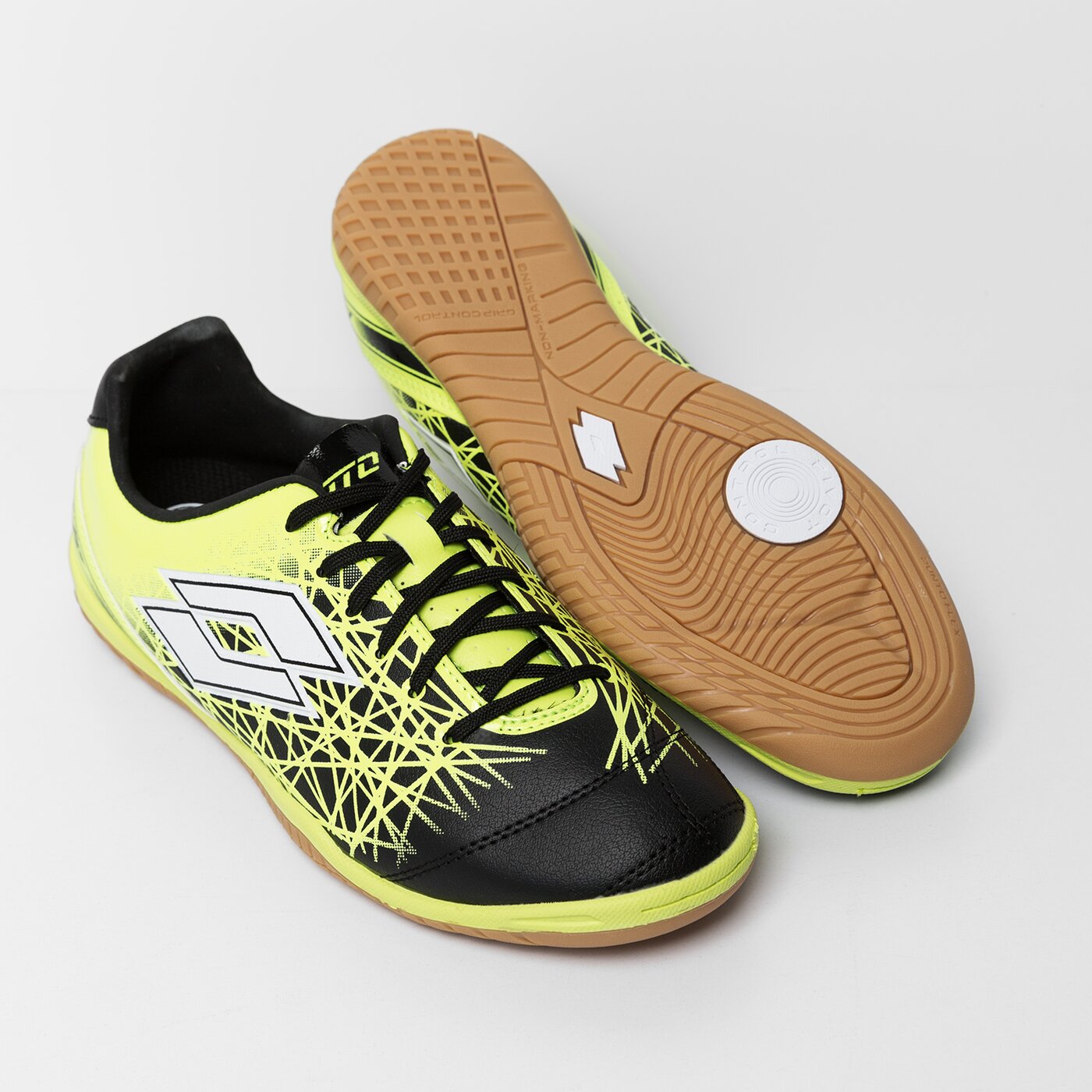 Buty piłkarskie dla dzieci LOTTO LZG 700 IX ID JR s9680 kolor żółty