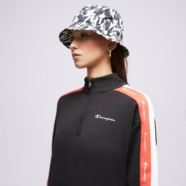 Bluza damska CHAMPION BLUZA ROZPINANA HALF ZIP SWEATSHIRT 116224kk001 kolor czarny