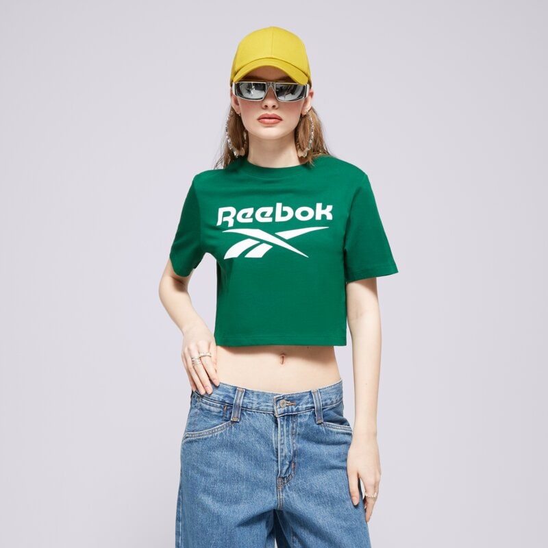 REEBOK T-SHIRT REEBOK IDENTITY BIG LOGO CROP TEE
