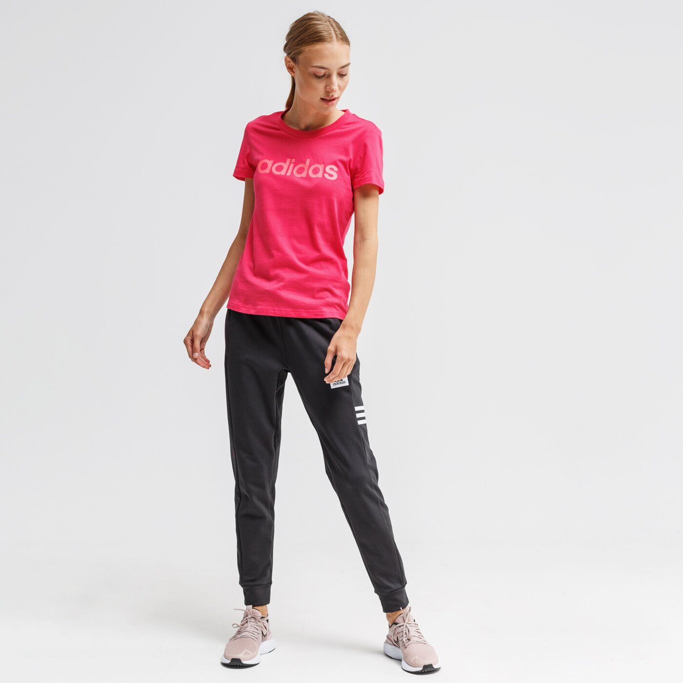 Koszulka damska ADIDAS T-SHIRT W E LIN SLIM T gd2930 kolor różowy