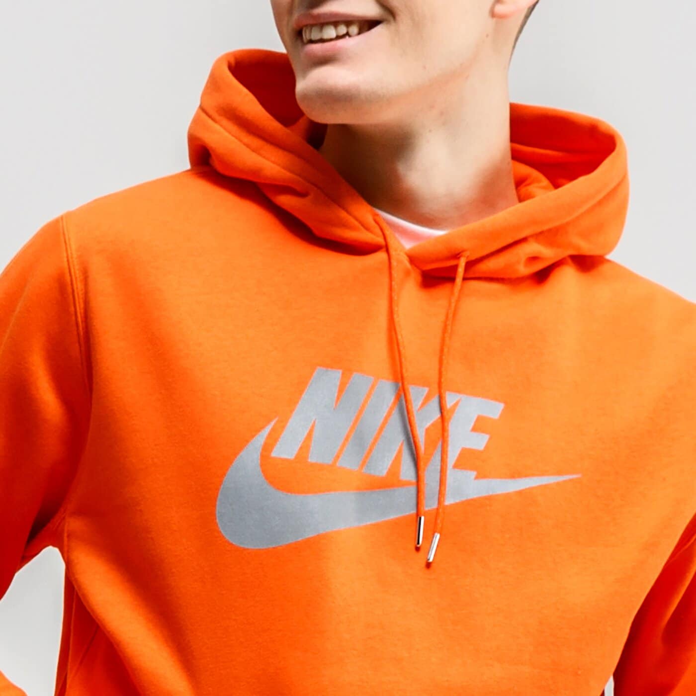 Bluza męska NIKE BLUZA SPORTSWEAR cu4373-837 kolor pomarańczowy