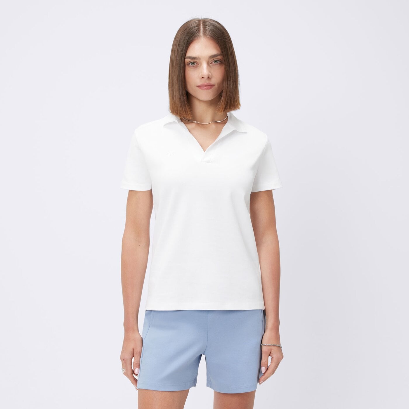 Koszulka polo damska UMBRO POLO ESS ul125pod02001 kolor biały