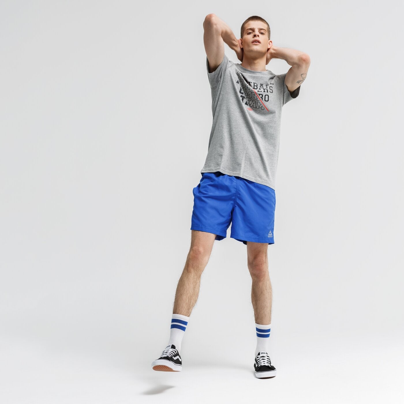 Koszulka męska UMBRO T-SHIRT TIMOTHY ul39tsm19002 kolor szary