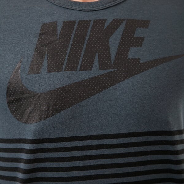 Koszulka męska NIKE T-SHIRT TEE-NIKE MESH STRIPE 644147008 kolor czarny