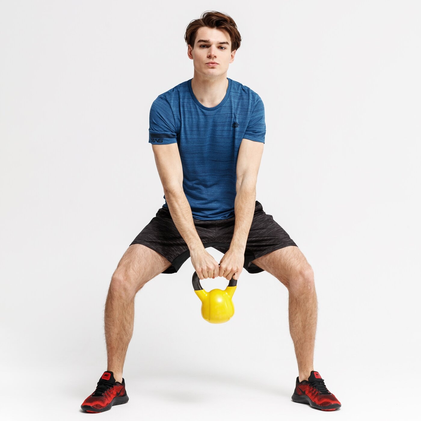 Koszulka męska LOTTO T-SHIRT SS TRNG MEL PL 210546-1ck kolor niebieski