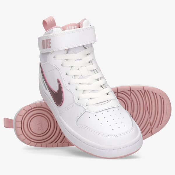 Buty dziecięce NIKE COURT BOROUGH MID 2 cd7782-105 kolor biały