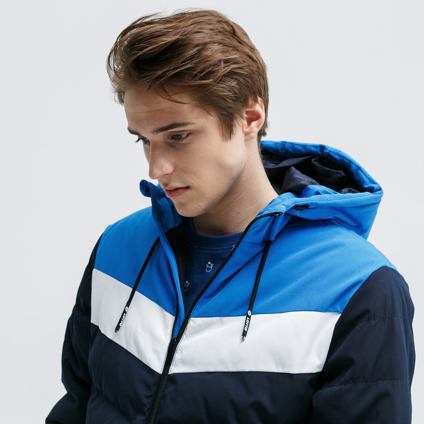 Kurtka zimowa męska LOTTO KURTKA ZIMOWA FALCO lo39kum13001 kolor granatowy