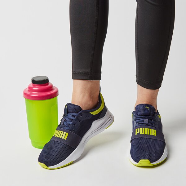 Buty do biegania dla dzieci PUMA WIRED RUN JR 37421407 kolor granatowy