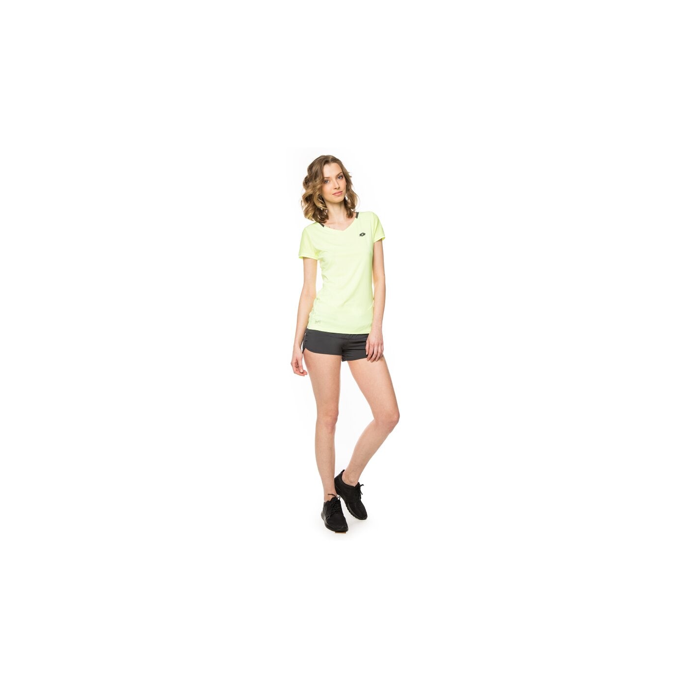 Koszulka damska LOTTO T-SHIRT INDY TEE PL W s0046 kolor żółty