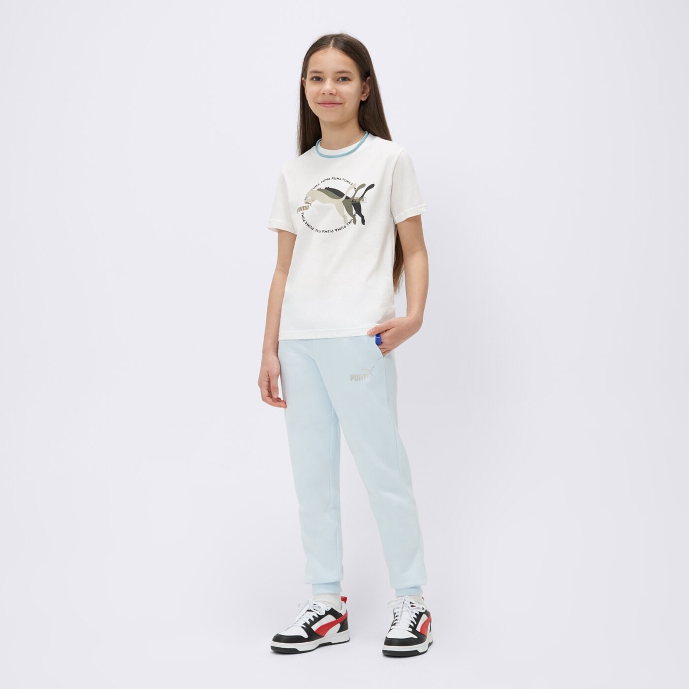Koszulka dziecięca PUMA T-SHIRT GRAPHICS III B 686660 02 kolor biały