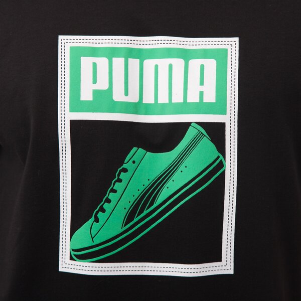 Koszulka męska PUMA T-SHIRT PUMATONGUE 83242401 kolor czarny