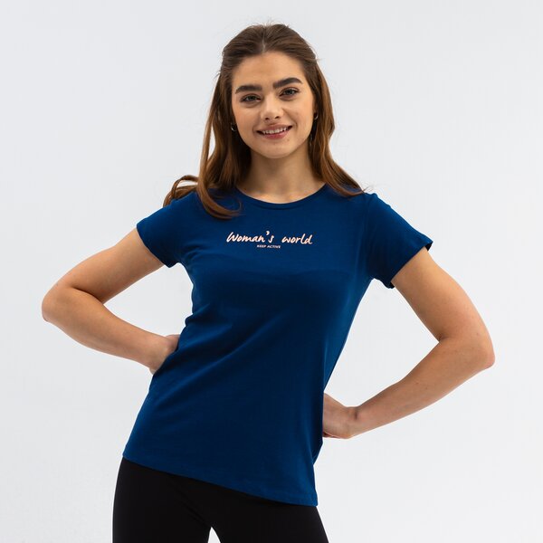 Koszulka damska LOTTO T-SHIRT FREGATA lo321tsd19002 kolor granatowy