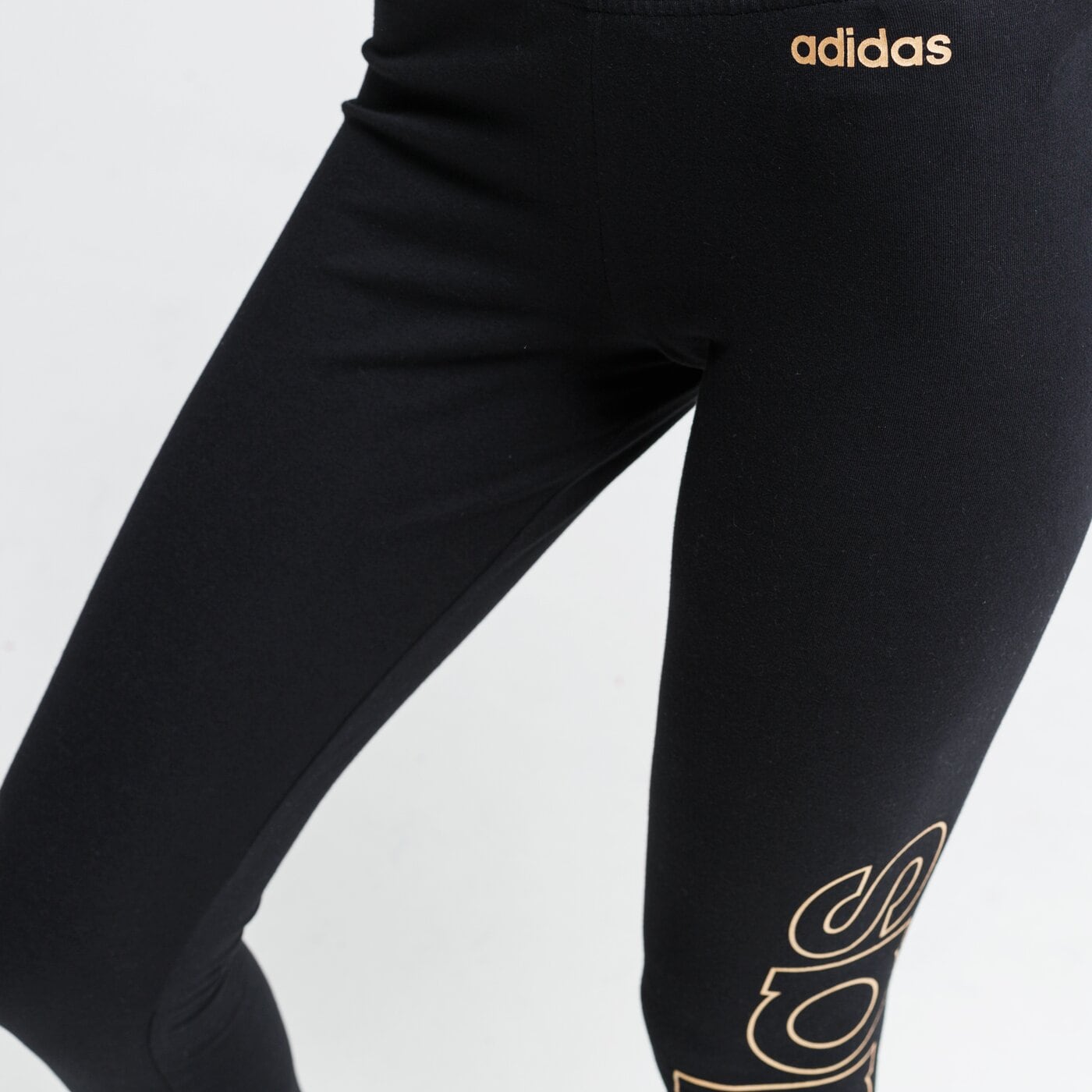 Spodnie dresowe damskie ADIDAS LEGGINGS W E BRANDED TIG fl9194 kolor czarny