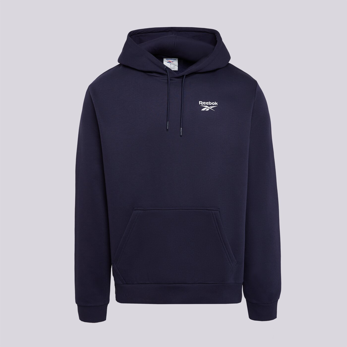 Bluza męska REEBOK BLUZA NOAH SMALL LOGO HOODY 100240568 kolor granatowy