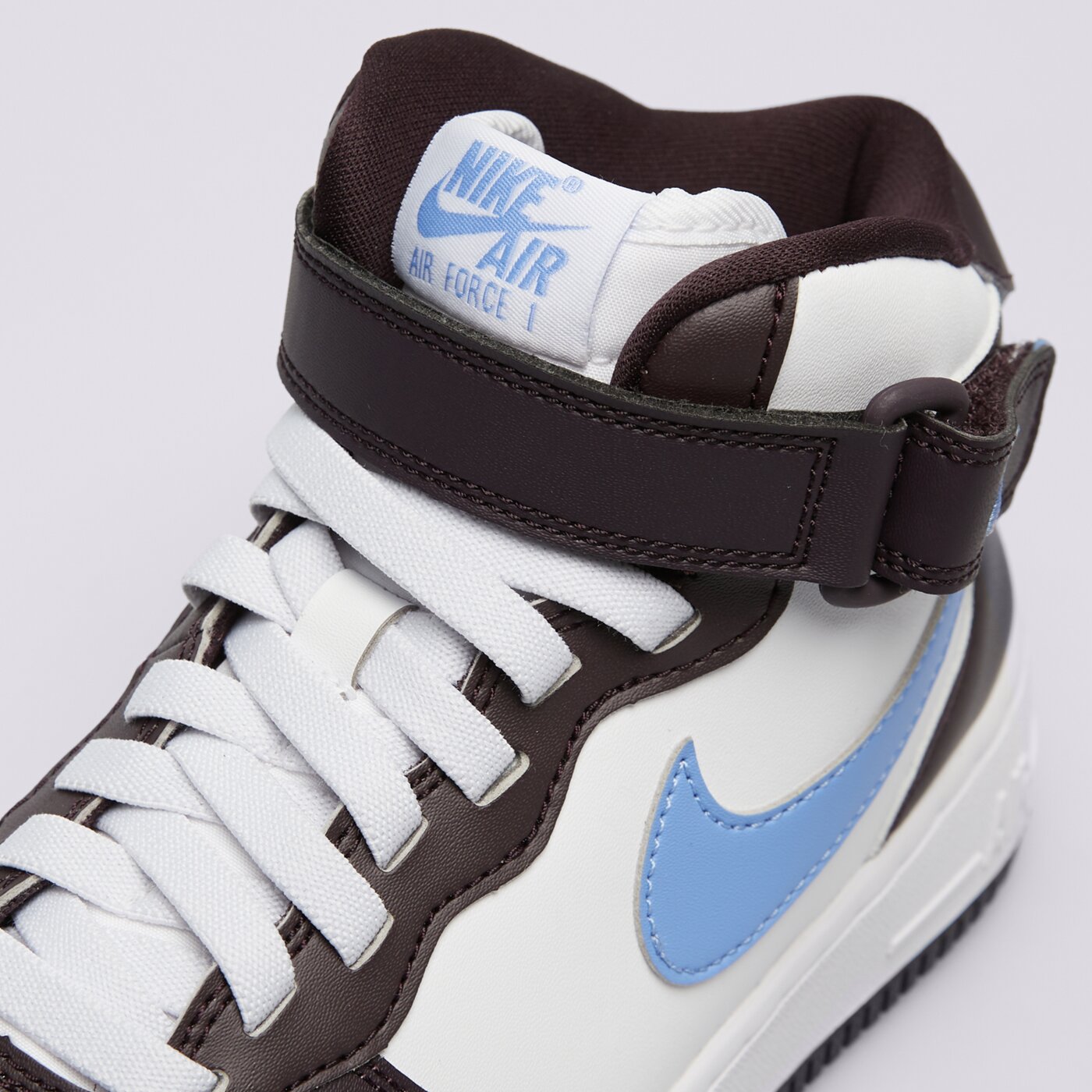 Buty dziecięce NIKE AIR FORCE 1 MID EASYON fn1193-600 kolor biały