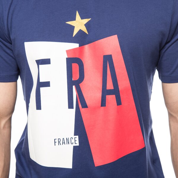 Koszulka męska UMBRO T-SHIRT GRAP FRANCE 64187uagh kolor granatowy