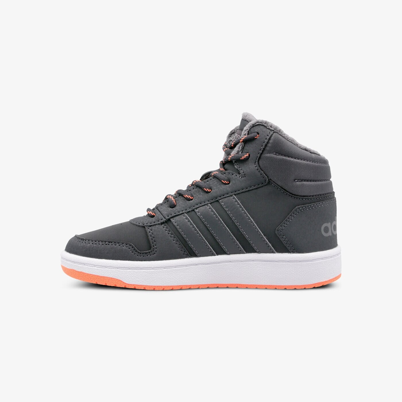 Buty dziecięce ADIDAS HOOPS MID 2.0 K b75742 kolor szary
