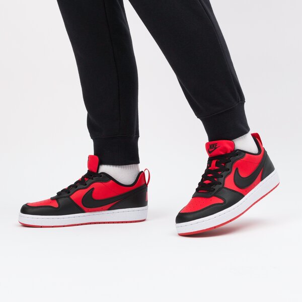 Buty dziecięce NIKE COURT BOROUGH LOW RECRAFT dv5456-600 kolor czerwony