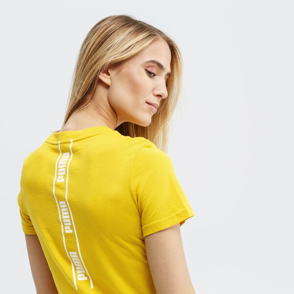 Koszulka damska PUMA T-SHIRT SS AMPLIFIED 58046620 kolor żółty