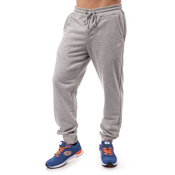 Spodnie dresowe męskie LOTTO SPODNIE KOPTER lo15spm08002 kolor szary