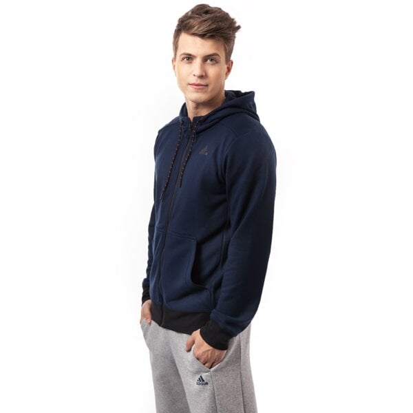 Bluza męska ADIDAS BLUZA ESS PREMFZ HOOD s17544 kolor granatowy