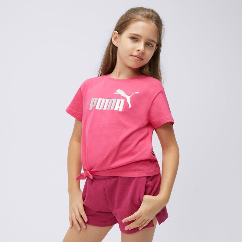 PUMA T-SHIRT ESS+ LOGO KNOTTED G