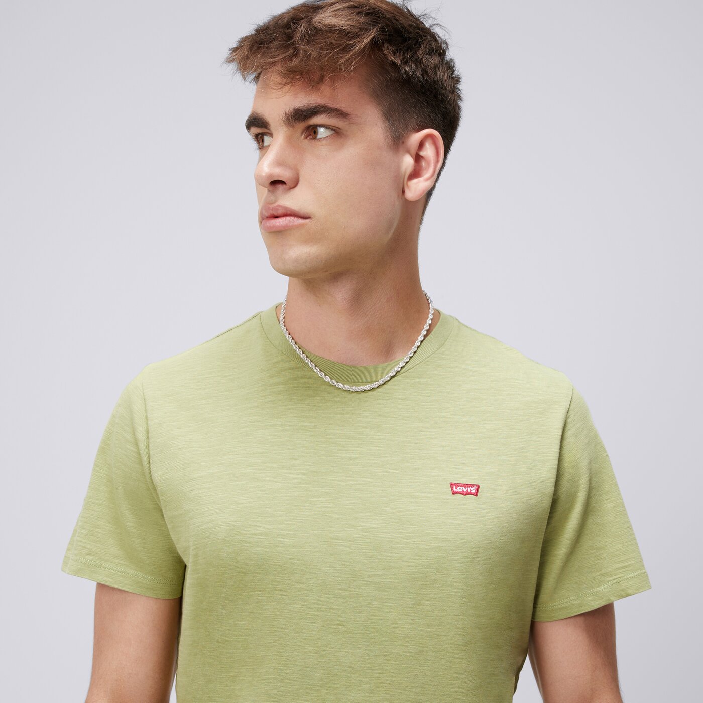 Koszulka męska LEVI'S T-SHIRT SS ORIGINAL HM 56605-0270 kolor zielony