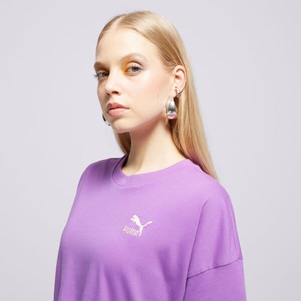 Koszulka damska PUMA T-SHIRT BETTER CLASSICS OVERSIZED 62422650 kolor fioletowy