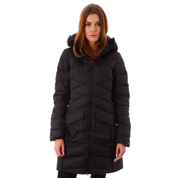Kurtka zimowa damska NIKE KURTKA FIELD PARKA - 550 HOODED 546058010 kolor czarny