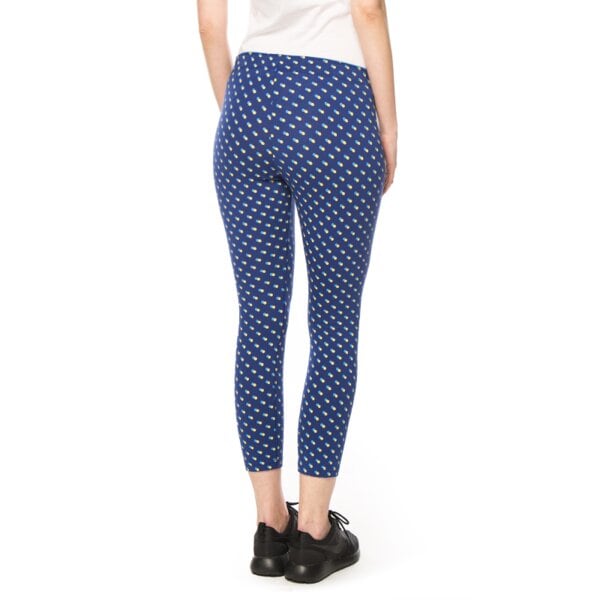 Spodnie dresowe damskie NIKE SPODNIE CLUB LEGGING-CROP AOP2 725796455 kolor granatowy