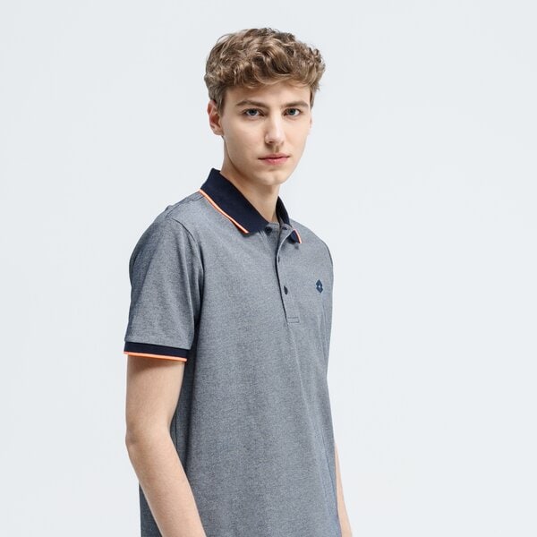Koszulka polo męska LOTTO POLO FIRENZE PQ 213352-1ci kolor niebieski