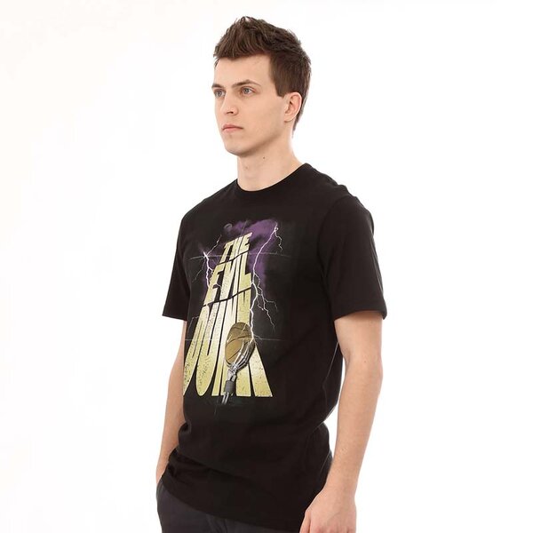 Koszulka męska NIKE T-SHIRT THE EVIL DUNK SS CREW 522138010 kolor czarny